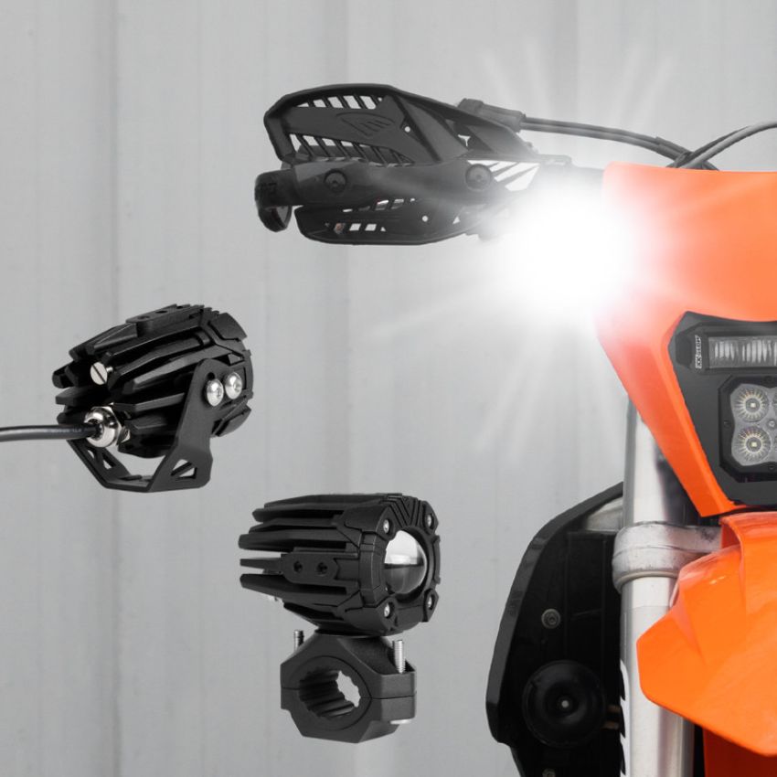 XKGLOW XK034021 XK Glow 2in Dual Mode LED Driving Light Kit for Motorcycles, UTVs & ATVs