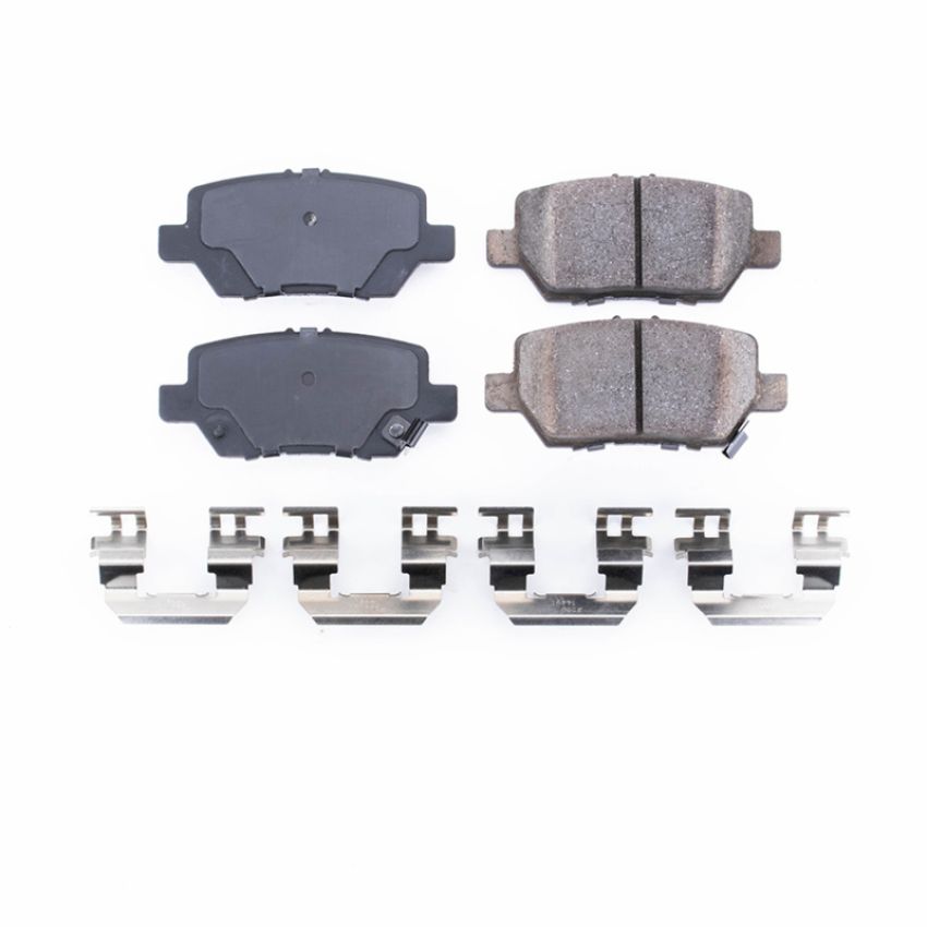 PowerStop 17-1090 PowerStop - Z17 Low-Dust Ceramic Brake Pads with Hardware
