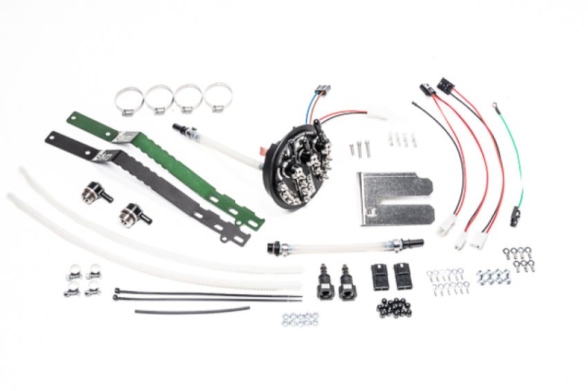 Radium Engineering 20-0630-00 FUEL HANGER, LATE NISSAN, PUMPS NOT INCLUDED, FITS WALBRO GSS342 OR AEM 50-1200