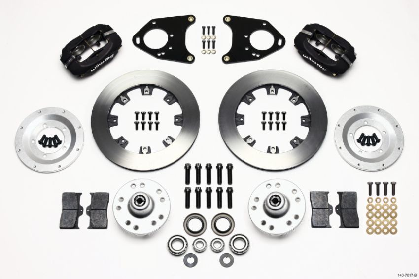 Wilwood 140-7017-B Forged Dynalite Front Kit 12.19in 71-80 Pinto/Mustang II Disc & Drum