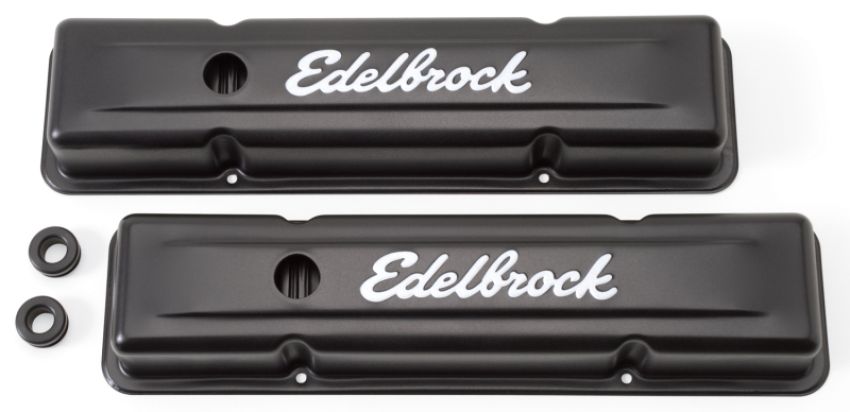 EDELBROCK EDE4443 SBC Signature Series V/C's - Black