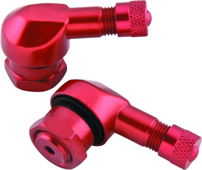 BikeMaster 151791 Valve Stem 2/Piece pack red