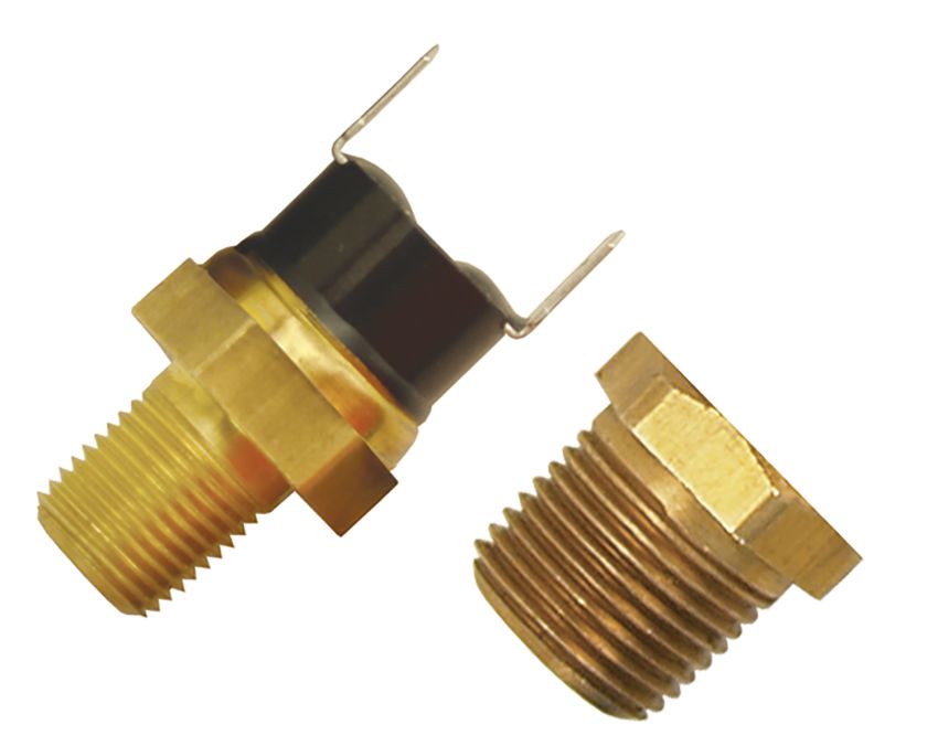 Derale 16731 190°F Fan Switch Thermostat Kit, 1/8