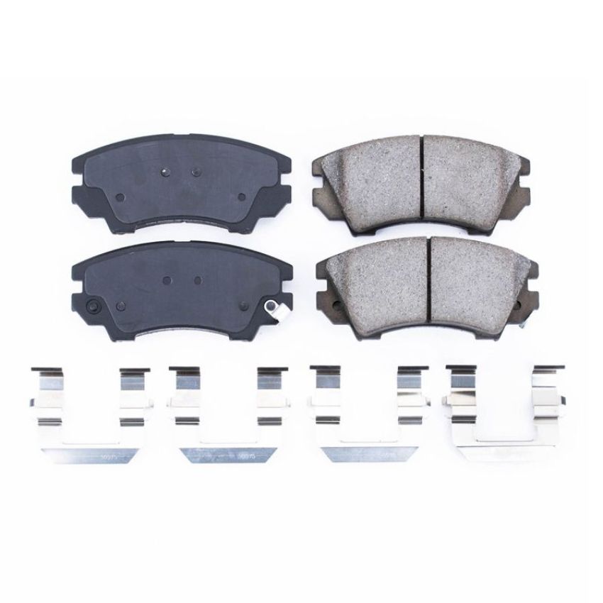 PowerStop 17-1404 PowerStop - Z17 Low-Dust Ceramic Brake Pads with Hardware
