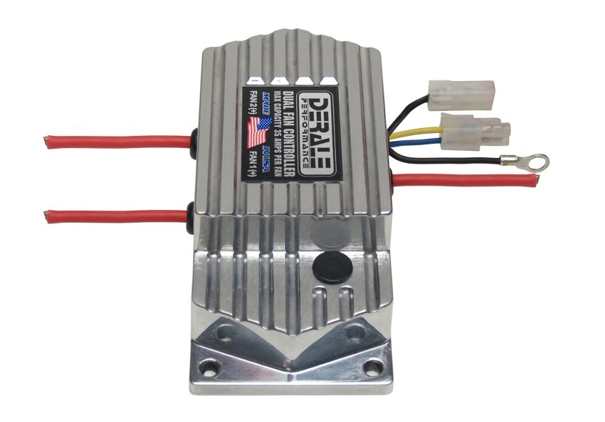Derale 16789 High Amperage Adjustable Dual Electric Fan Controller, 3/8