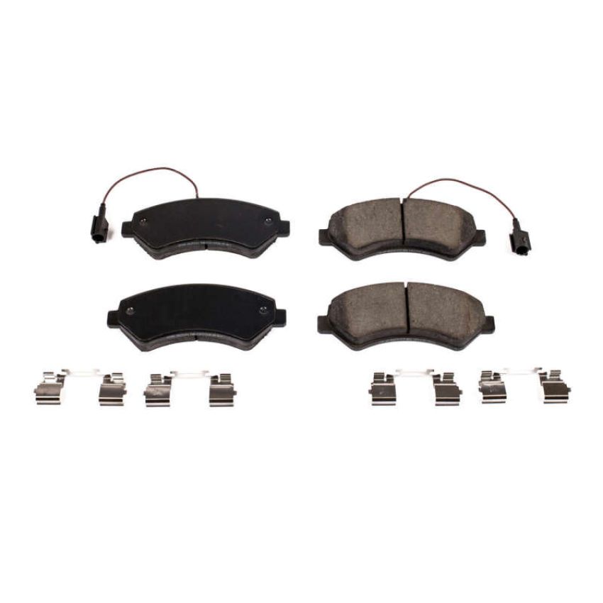 PowerStop 17-1540 PowerStop - Z17 Low-Dust Ceramic Brake Pads with Hardware