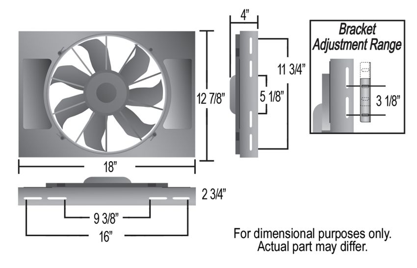 Derale 16814 High Output Single 12