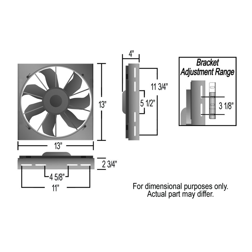 Derale 16815 High Output Single 12