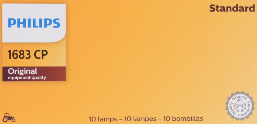 Philips 1683CP Philips Standard Miniature 1683 Pack of 10