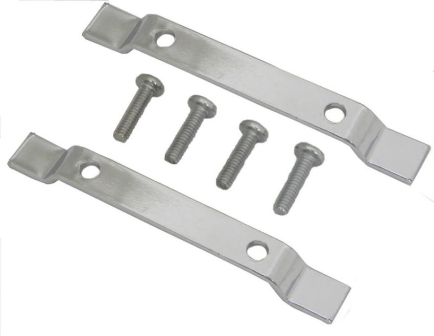 Mustang Motorcycle 78008 Mustang Sissy Barpad Brackets(Pair) with 4 Screws