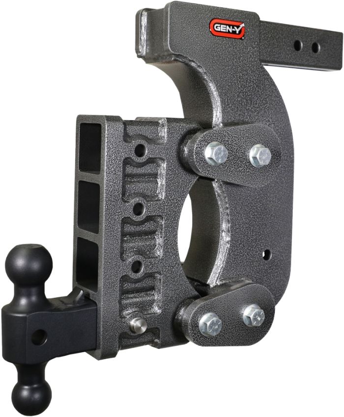 GEN-Y Hitch GH-1514 Gen-Y The Boss Torsion-Flex 2.5in Receiver 15in Drop Hitch w/GH-061 Dual-Ball/Stabilizer Kit