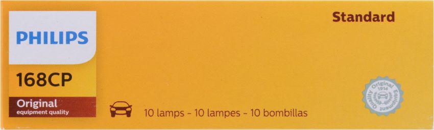 Philips 168CP Philips Standard Miniature 168 Pack of 10