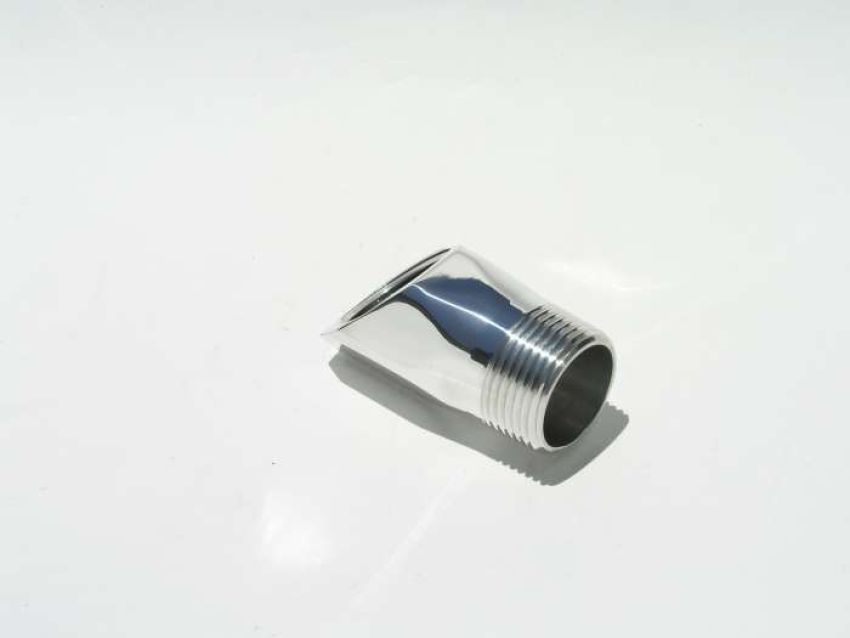 MEZIERE MEZWP1045U Fitting Adapter - 45 Deg w/1in NPT - Polished