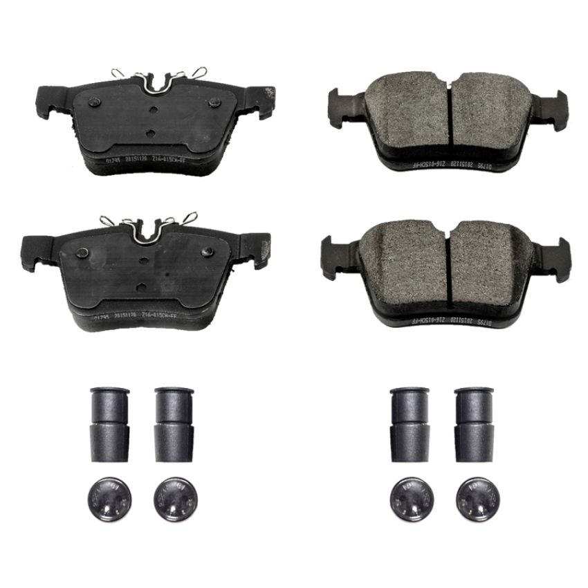 PowerStop 17-1795 PowerStop - Z17 Low-Dust Ceramic Brake Pads with Hardware