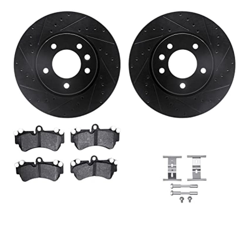 Dynamic Friction 8612-74048 Rotor Kit