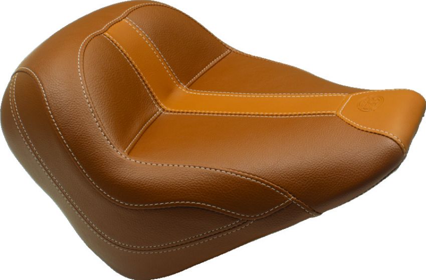 Mustang Motorcycle 76119 Mustang 06-17 Harley Dyna Wide Touring Passenger Seat - Black