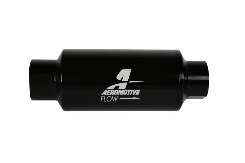 AEROMOTIVE AFS12350 #10-ORB Fuel Filter Inline 10 Mircon Black