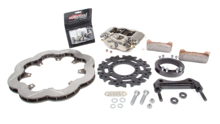 Wilwood 140-15345 Billet Narrow Dynalite Radial Mount Rear Inboard Sprint Kit 11.75in SuperAlloy Vented Rotor