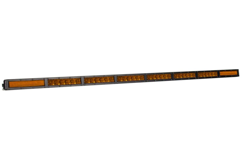 Diode Dynamics DD5057 50 In LED Light Bar Single Row Straight - Amber Combo Each Stage Series