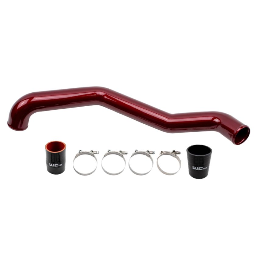 Wehrli WCF100708-FTB 17-19 Chevrolet 6.6L L5P Duramax Driver Side 3in Intercooler Pipe - Fine Texture Black