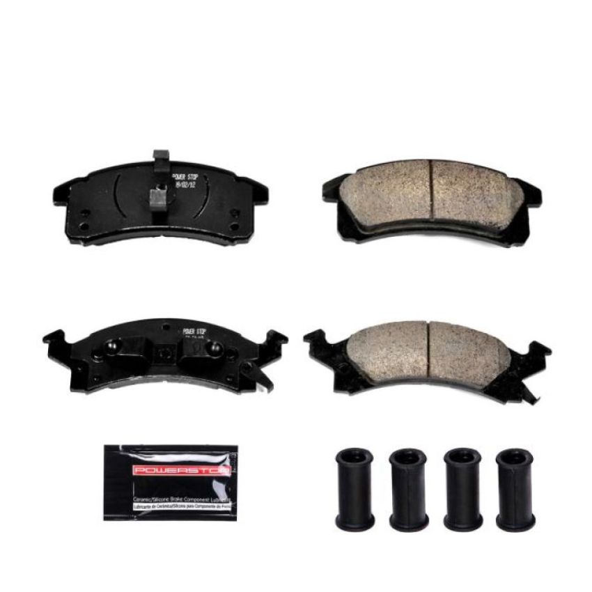 PowerStop Z23-506 PowerStop - Z23 Daily Driver Carbon-Fiber Ceramic Brake Pads with Hardware Kit