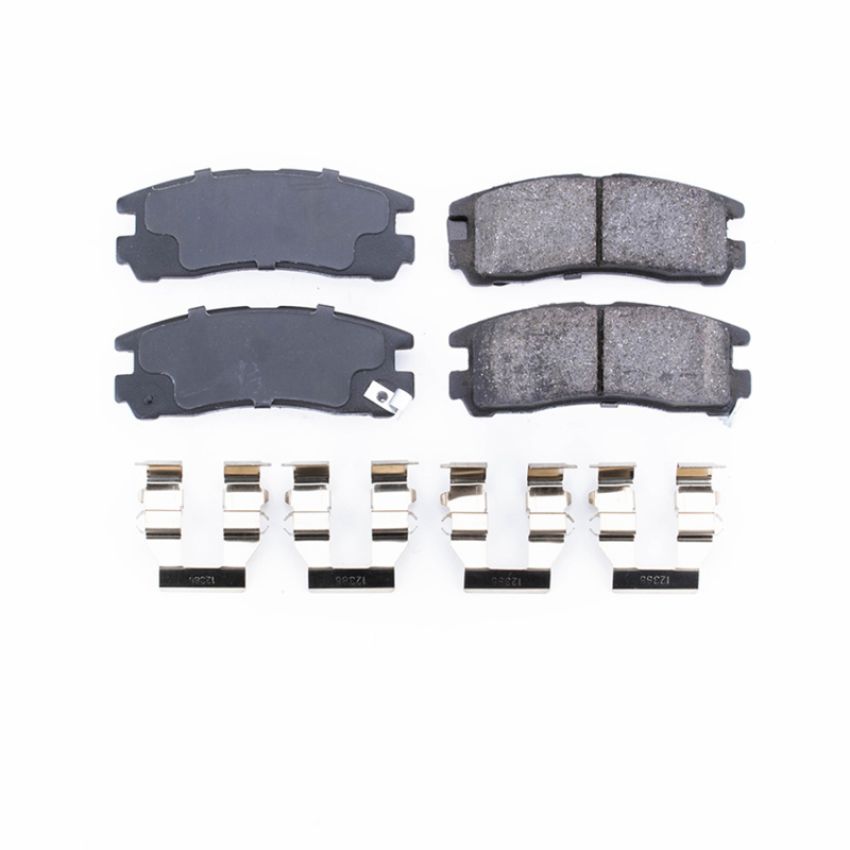 PowerStop 17-383 PowerStop - Z17 Low-Dust Ceramic Brake Pads with Hardware