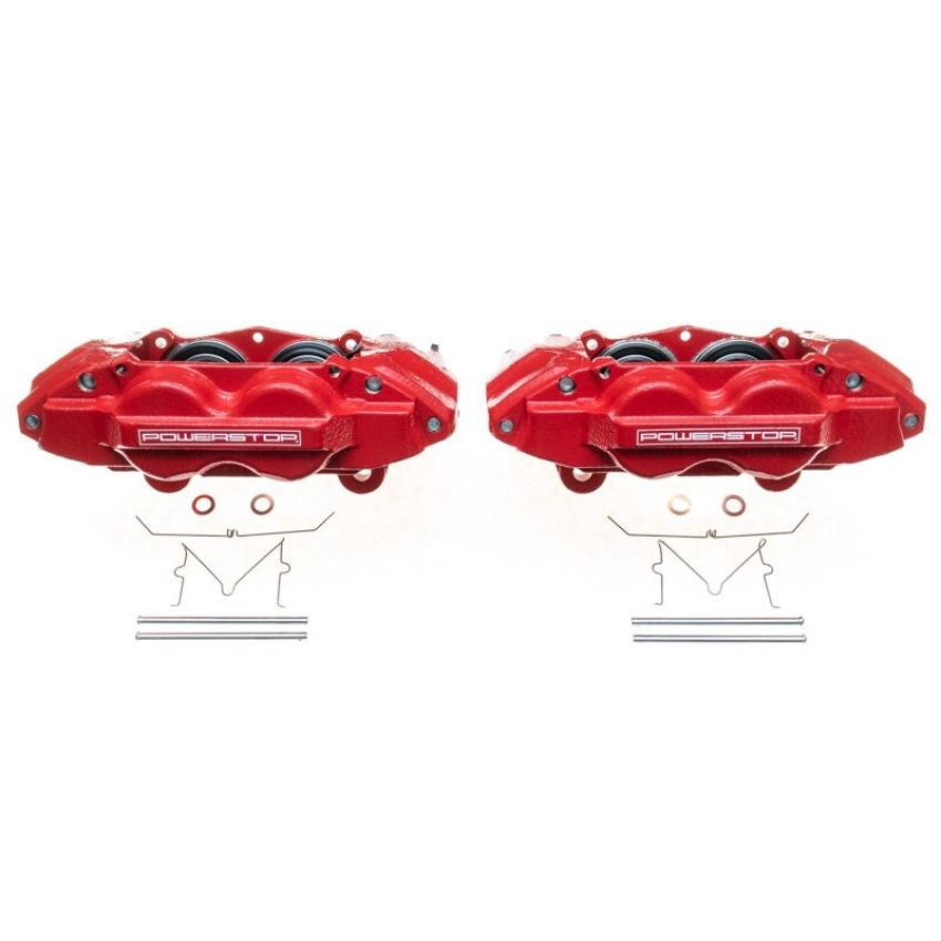 PowerStop S6278 Red Powder Coated Calipers