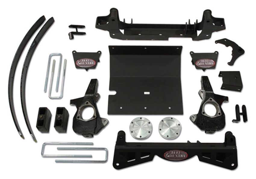 Tuff Country 14961 2006 Sierra 1500 4X4 4in Lift Kit (w/Multi-Piece Sub Frame w/Factory Air Ride Shocks)