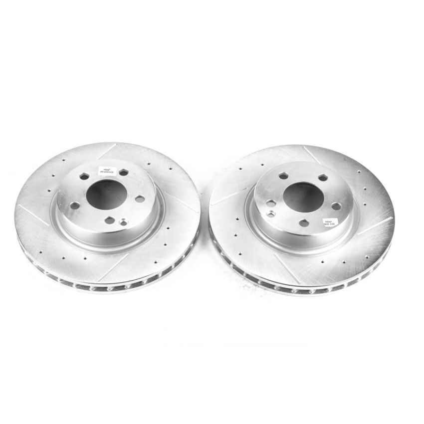 PowerStop EBR862XPR PowerStop Evolution Performance Drilled, Slotted & Plated Brake Rotor Pair