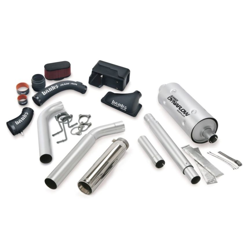 Banks Power 49202 16-17 Ford 6.8L MH-A Stinger Bundle - SS Single Exhaust Right Exit w/ Chrome Tip