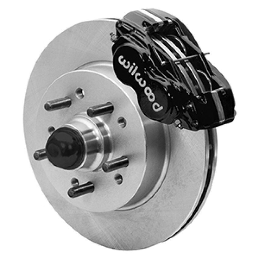 Wilwood 140-16906 55-57 Chevy Bel Air Dynalite 4 Classic Kit, 5x4.75in Hub