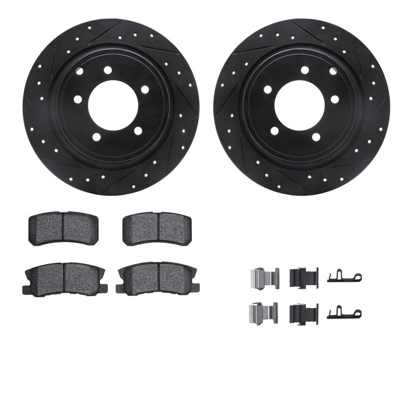 Dynamic Friction 8512-39027 Rotor Kit