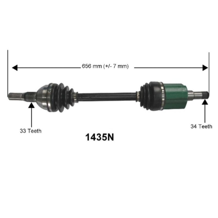 Autopart International Axle Assembly 100% NEW 1700196929