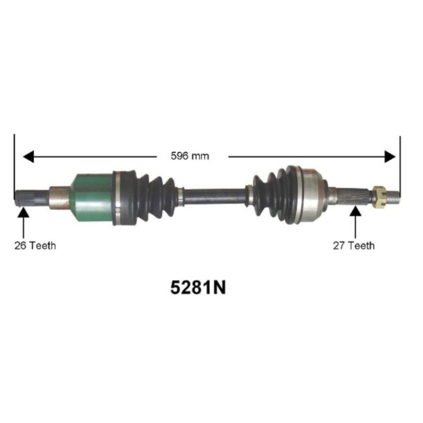 Autopart International Axle Assembly 100% NEW 1700196961