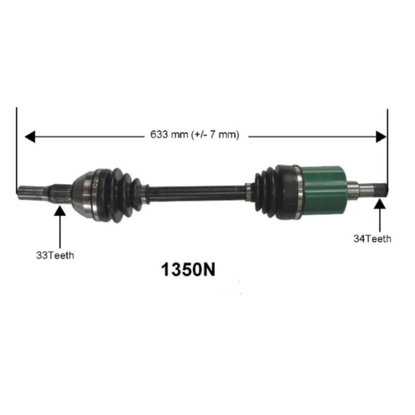 Autopart International Axle Assembly 100% NEW 1700196974