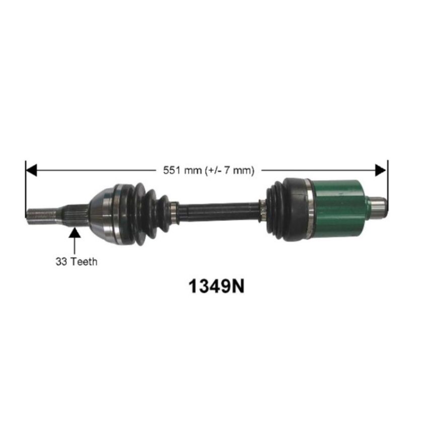 Autopart International Axle Assembly 100% NEW 1700196975