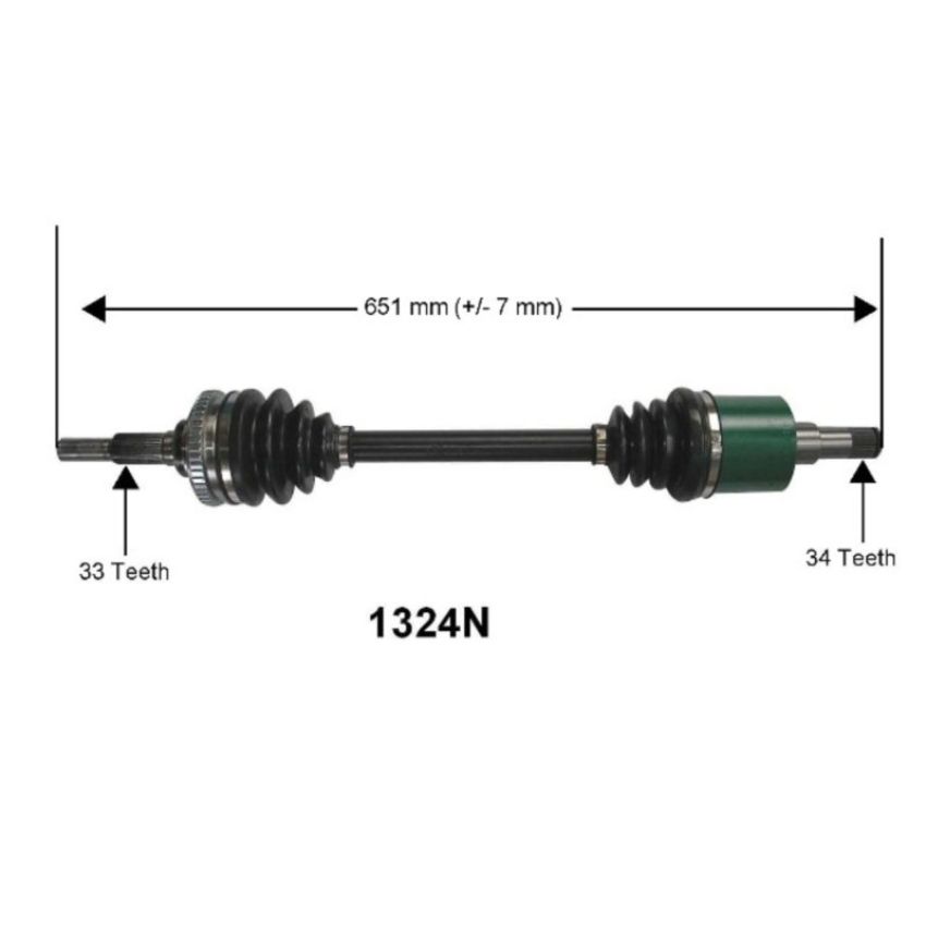 Autopart International Axle Assembly 100% NEW 1700197006