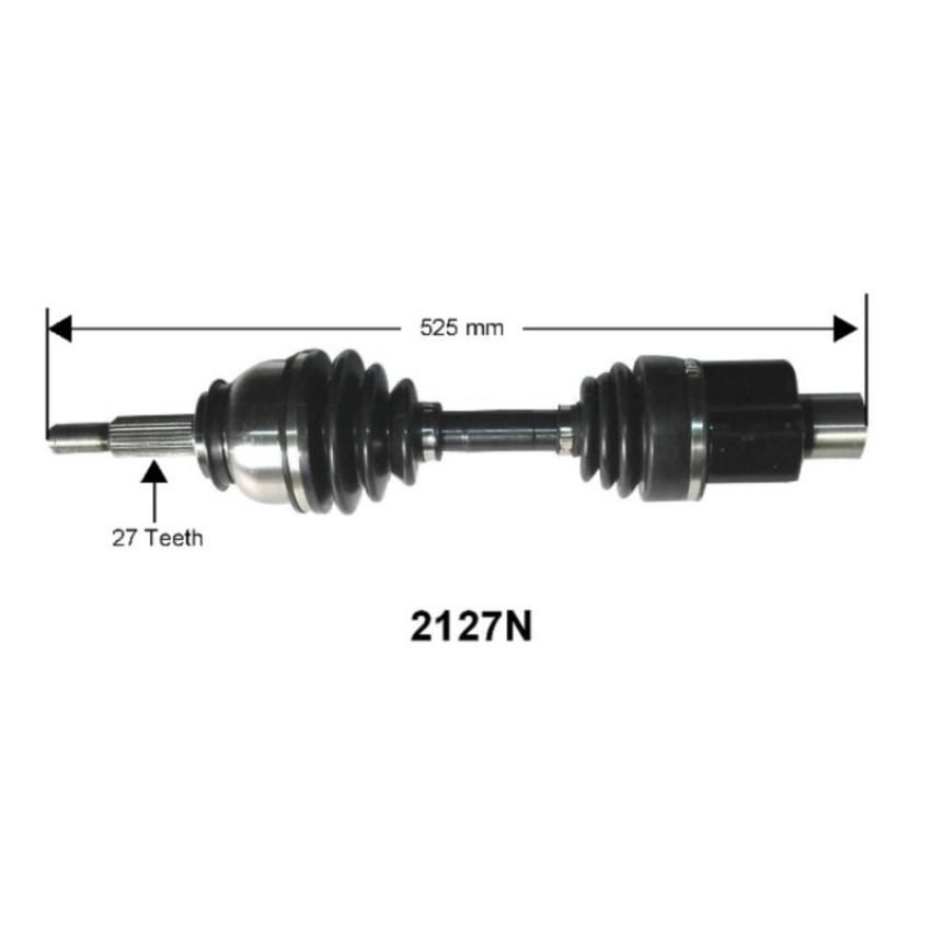 Autopart International Axle Assembly 100% NEW 1700197032