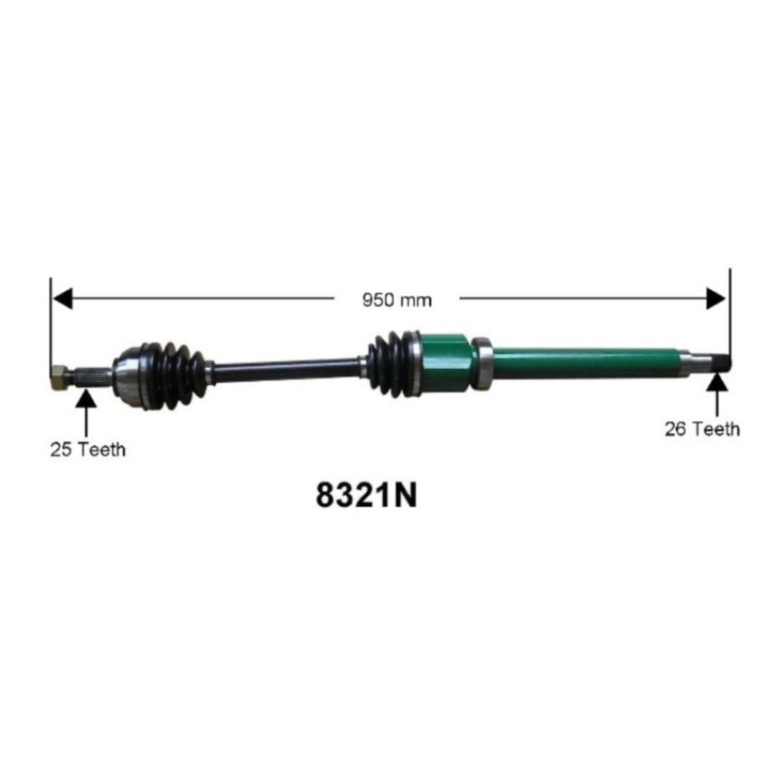 Autopart International Axle Assembly 100% NEW 1700197036