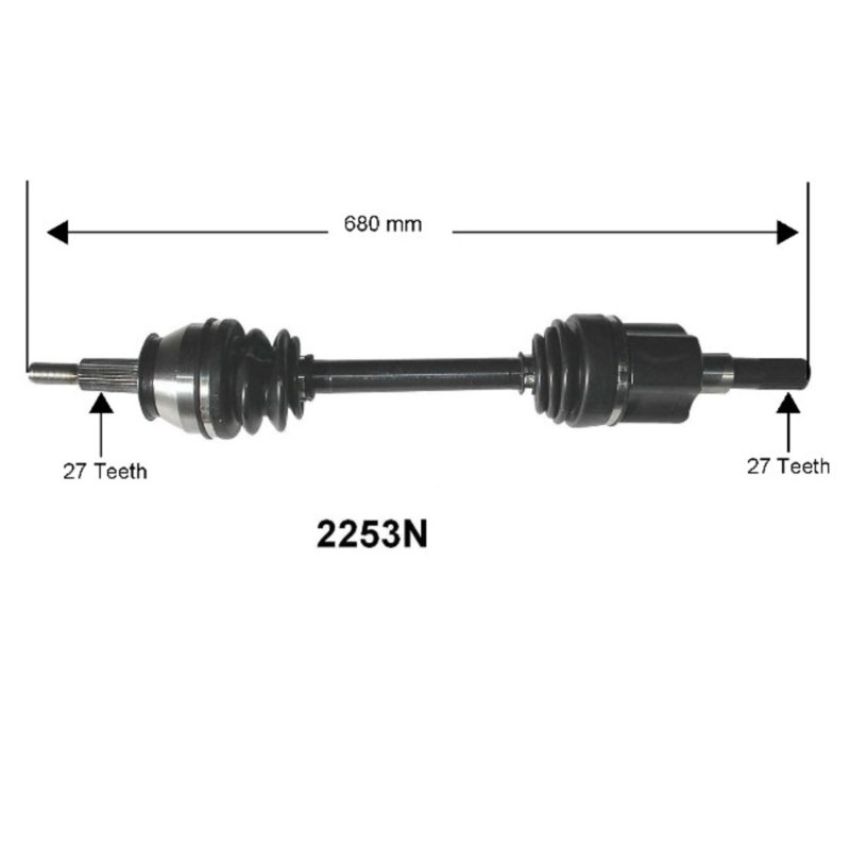 Autopart International Axle Assembly 100% NEW 1700197039
