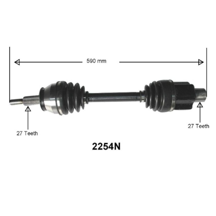 Autopart International Axle Assembly 100% NEW 1700197040