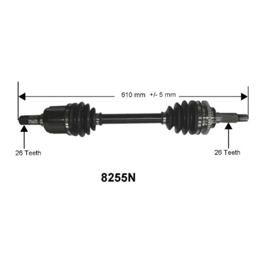 Autopart International Axle Assembly 100% NEW 1700197042