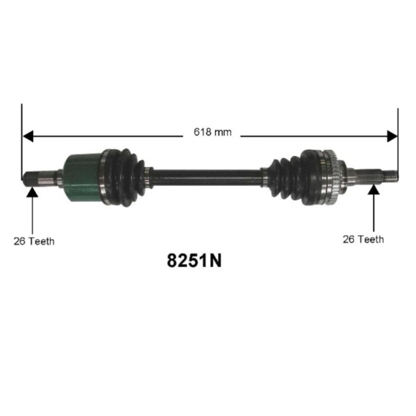Autopart International Axle Assembly 100% NEW 1700197056