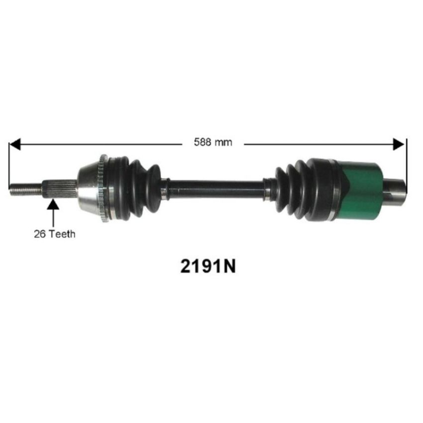 Autopart International Axle Assembly 100% NEW 1700197064