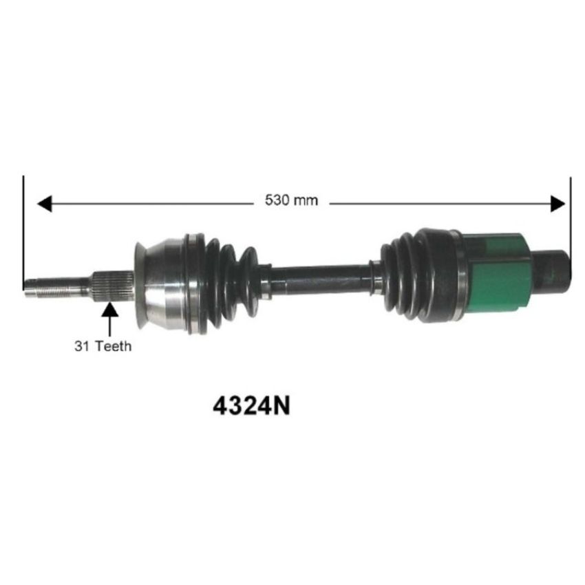 Autopart International Axle Assembly 100% NEW 1700197085