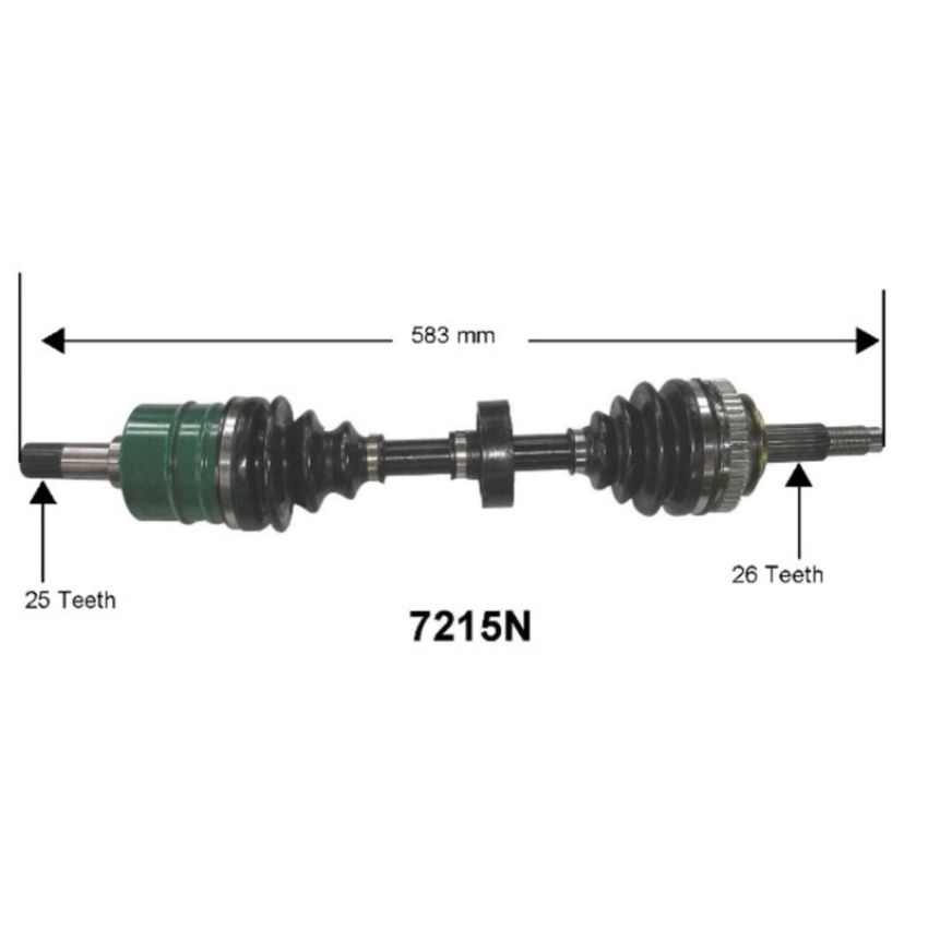 Autopart International Axle Assembly 100% NEW 1700197088