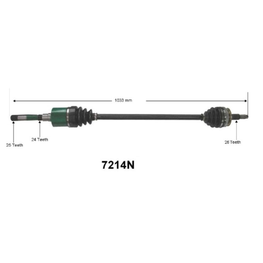 Autopart International Axle Assembly 100% NEW 1700197106