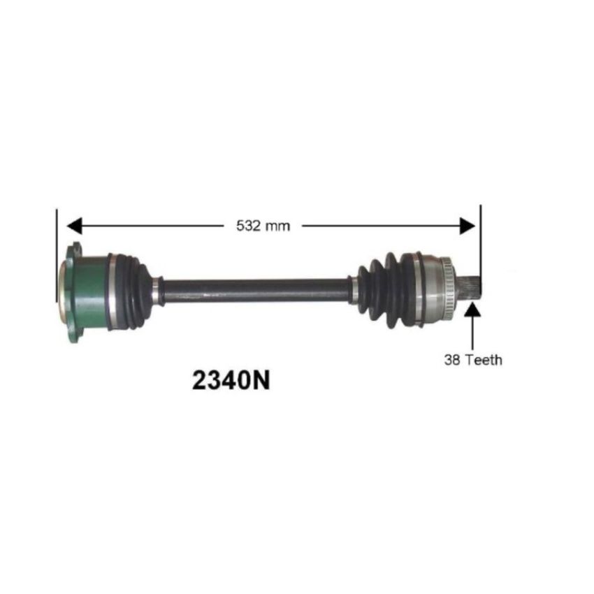Autopart International Axle Assembly 100% NEW 1700197143