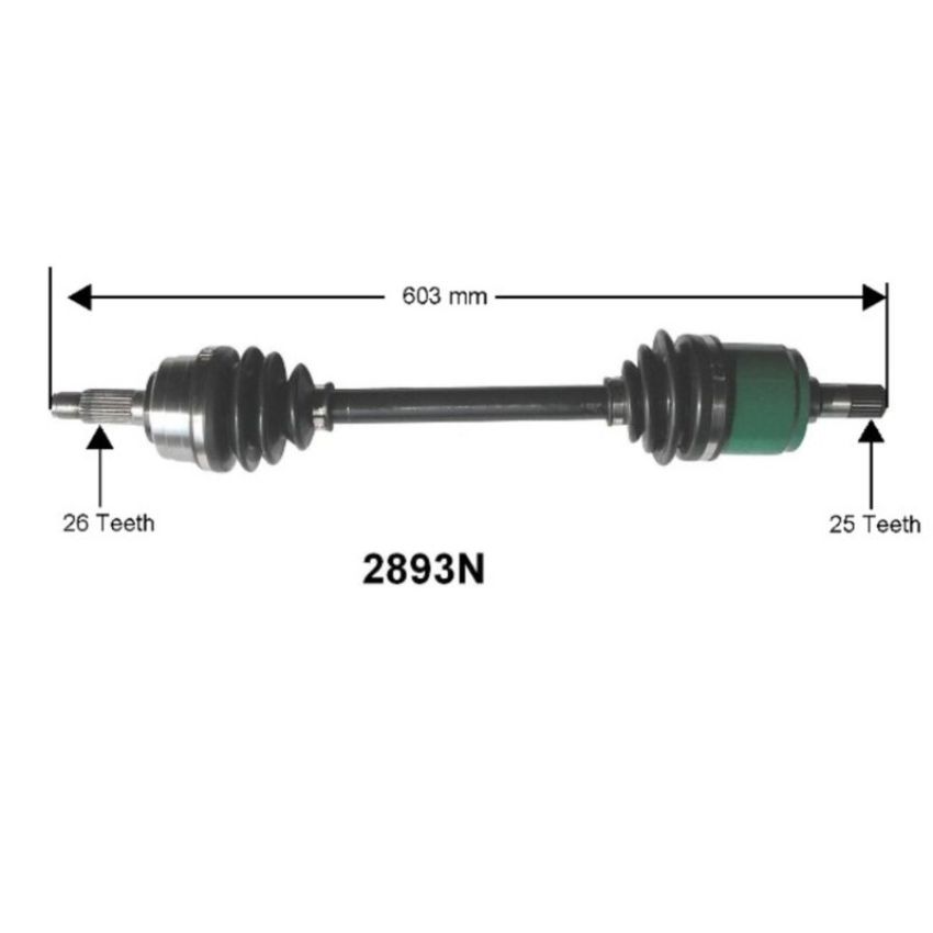 Autopart International Axle Assembly 100% NEW 1700197178