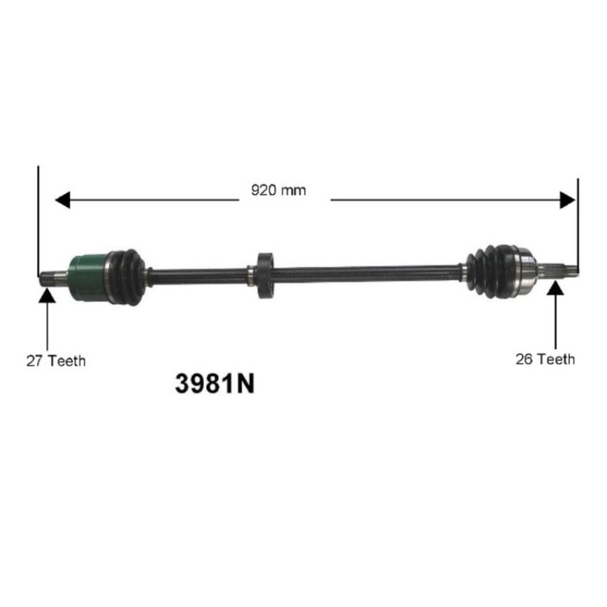 Autopart International Axle Assembly 100% NEW 1700197183